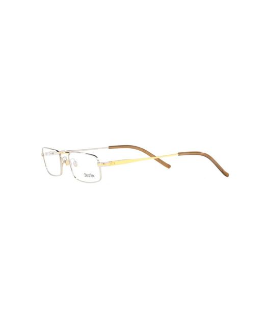 Sferoflex Black Sf2201 131 Optical Frames Metal Squared for men