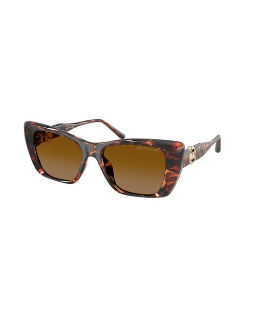 Michael Kors Black Mk2270U Tokyo 40319P Sunglasses Injected Squared Polarized Nuanced