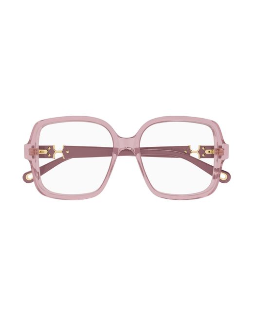 Chloé Black Ch0335O 003 Optical Frames Acetate Transparent Squared