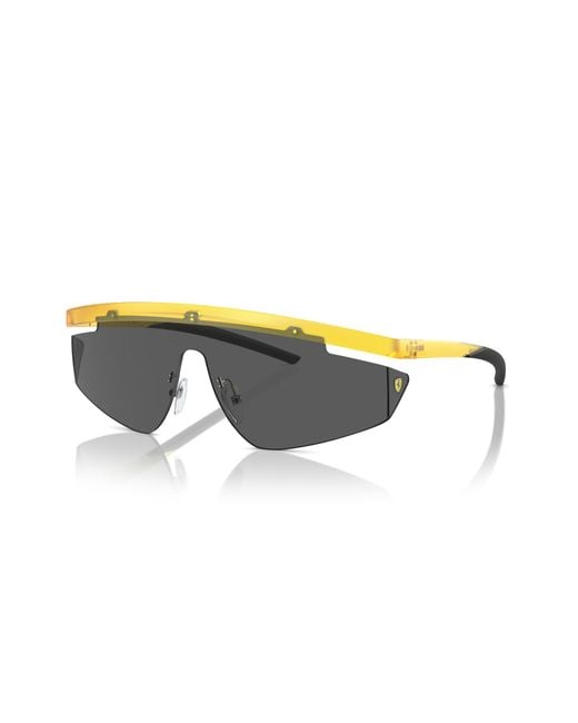 FERRARI SCUDERIA Black Fz6001 507/87 Sunglasses Injected Geometric Normal
