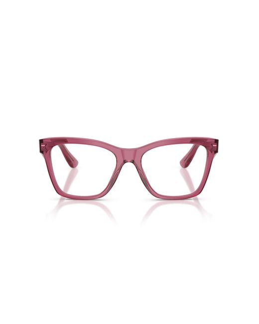 Dolce & Gabbana Black Dg3374 3211 Optical Frames Acetate Transparent Squared Normal