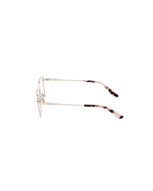 Guess Black Gu50168 059 Optical Frames Metal Geometric Normal