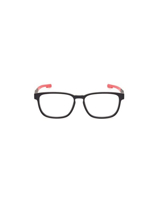 Adidas Originals Black Sp5077 002 Optical Frames Injected Squared Normal