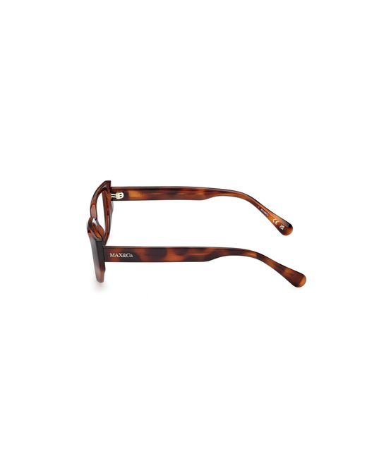 MAX&Co. Black Mo5207 052 Optical Frames Injected Geometric Normal