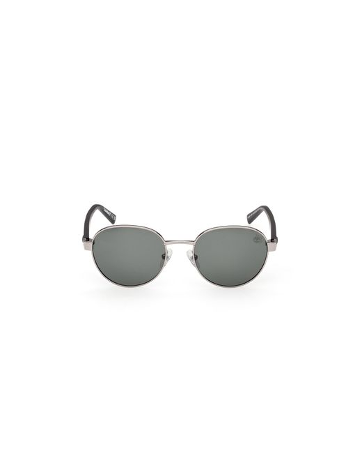 Timberland Black Tb00079 10R Sunglasses Round Polarized