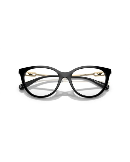 Emporio Armani Black Ea4213U 50171W Sunglasses Injected Transparent Cat Eye Normal