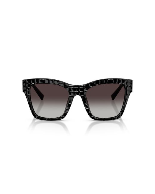 Dolce & Gabbana Black Dg4512 32888G Sunglasses Acetate Squared Normal Shaded