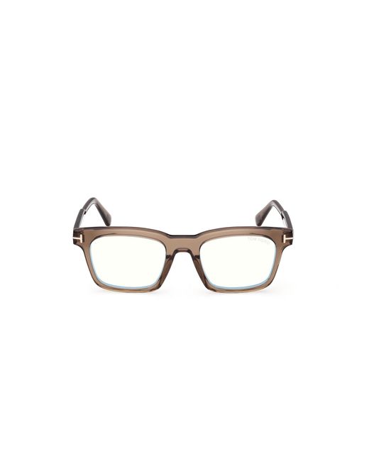 Tom Ford Black Ft6122-B 048 Optical Frames Acetate Squared Normal for men