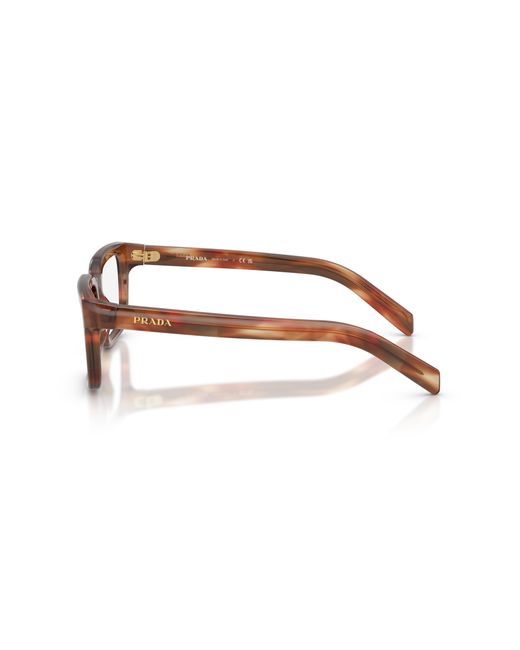 Prada Black Pr D04V 24G1O1 Optical Frames Acetate Transparent Pillow Normal