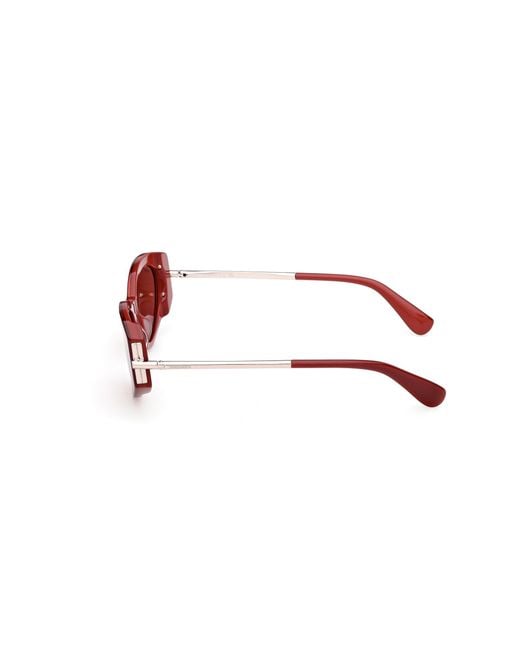 Max Mara Red Mm0167 Roquebrune 1 69S Sunglasses Acetate Round Normal