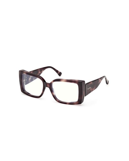 Max Mara Black Mm5173-B 052 Optical Frames Acetate Squared Normal