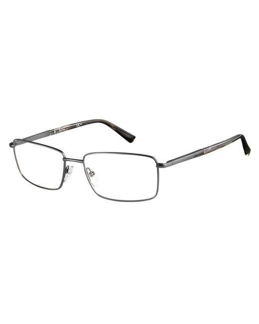 Pierre Cardin Black P.C. 6817 Kkm Optical Frames Steel Squared for men