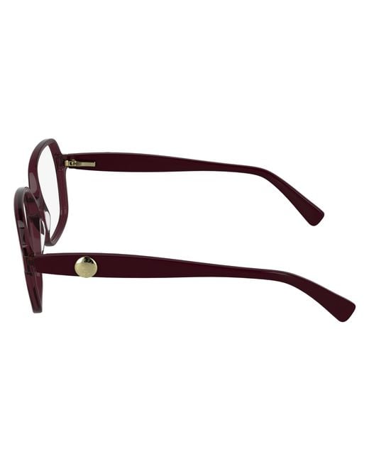 Longchamp Black Lo2757 601 Optical Frames Acetate Squared Normal