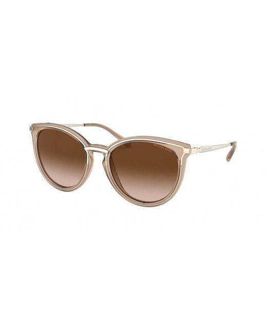 Michael Kors Metallic Mk1077 Brisbane 101413 Sunglasses Metal Round Normal Nuanced
