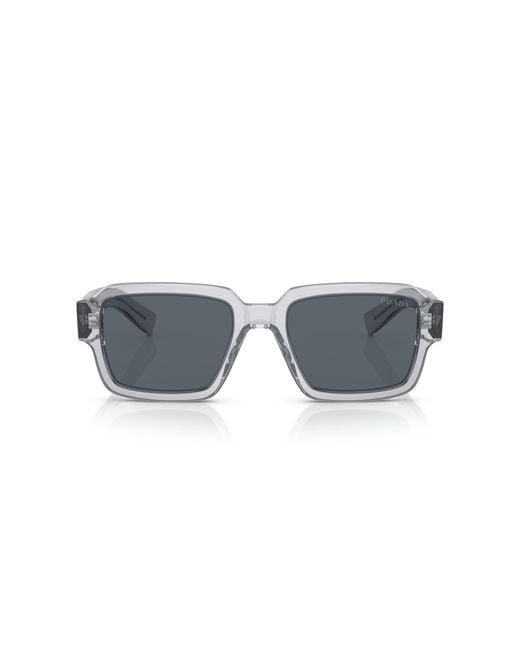Prada Black Pr 02Zs U430A9 Sunglasses Acetate Squared Normal for men