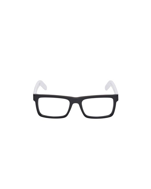 Adidas Black Or5107 01A Optical Frames Acetate Squared Normal for men