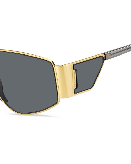 Givenchy Black Gv 7166/S 2F7/Ir Sunglasses Metal Squared Normal