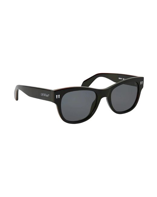 Off-White c/o Virgil Abloh Blue Oeri107 Moab 1007 Sunglasses Acetate Round Normal