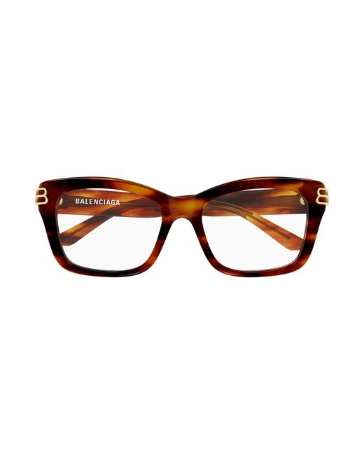 Balenciaga Black Bb0472O 005 Optical Frames Acetate Transparent Squared