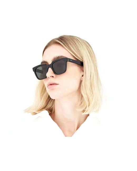 Retrosuperfuture Black Oqu Giusto Sunglasses Acetate Squared Normal