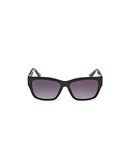 Guess Black Gu00105 01B Sunglasses Injected Squared Normal Shaded