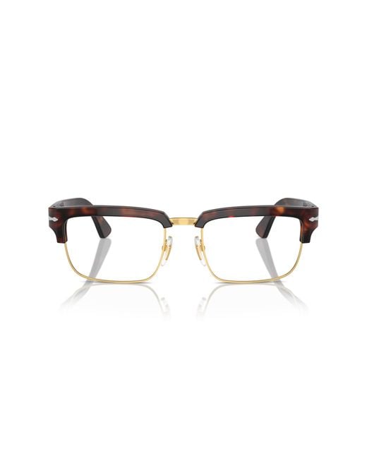 Persol Black Po3354V 24 Optical Frames Acetate Transparent Squared Normal