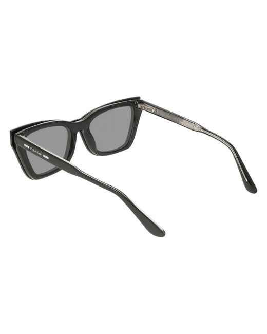 Calvin Klein Black Ck25531Mag-Set 001 Optical Frames Acetate Cat Eye Normal