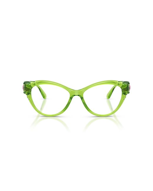 Swarovski Black Sk2057 1089 Optical Frames Injected Cat Eye Normal