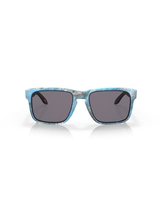 Oakley Black Oo9102 Holbrook 9102V8 Sunglasses Plastic Squared Polarized Prizm for men