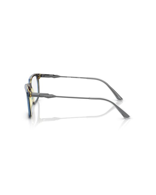 Prada Black Pr 05Zv Zxh1O1 Optical Frames Acetate Squared for men