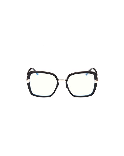 Tom Ford Black Ft5985-B 001 Optical Frames Injected Squared Normal