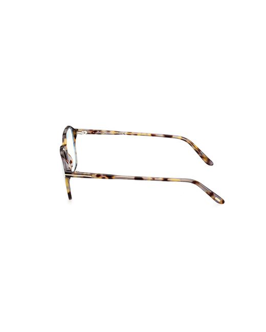 Tom Ford Black Ft5804-B 055 Optical Frames Acetate Geometric Normal for men