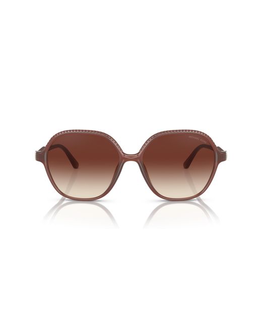 Michael Kors Black Mk2186U Bali 354813 Sunglasses Injected Geometric Normal Shaded
