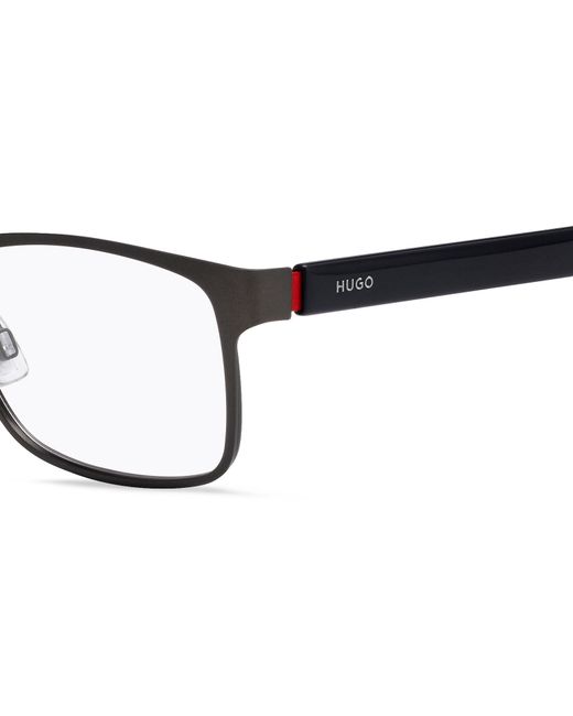 Boss Black Hg 1015 Fre Optical Frames Steel Squared for men