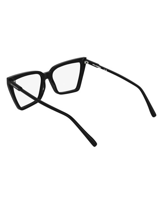 Karl Lagerfeld Black Kl6216 001 Optical Frames Acetate Squared Normal