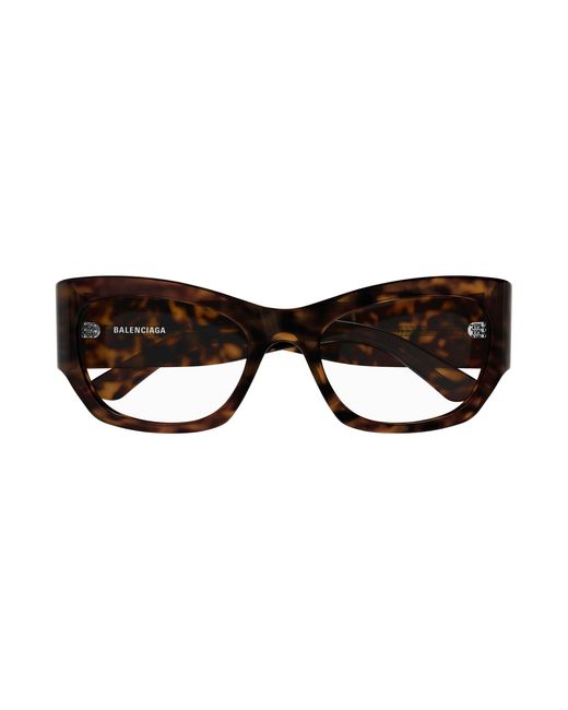 Balenciaga Black Bb0333O 002 Optical Frames Acetate Transparent Cat Eye