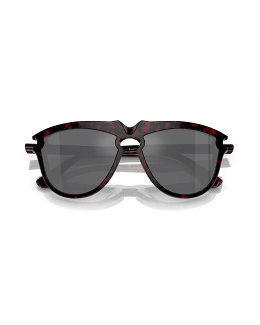 Burberry Black Be4417U 41036G Sunglasses Acetate Pilot Mirrored for men