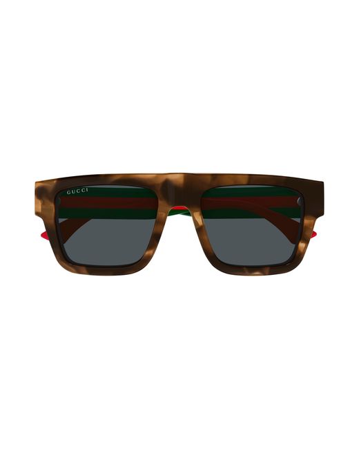 Gucci Black Gg1868S 003 Sunglasses Acetate Squared for men