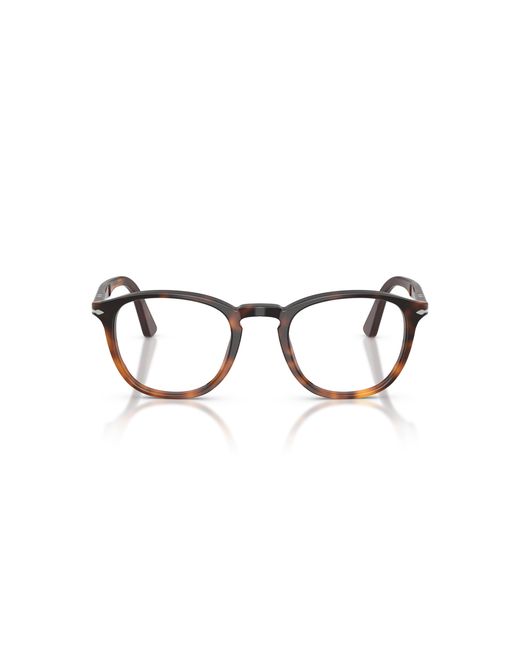 Persol Black Po3143V 1160 Optical Frames Acetate Transparent Round Normal for men