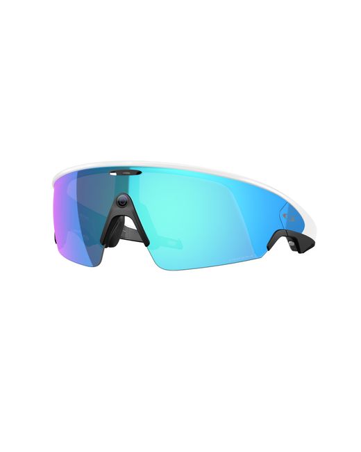 Oakley Blue Meta Ow8001 Vanguard 800106 Smart Glasses O_Matter Geometric Mirrored Prizm