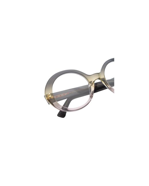 Marni Black G5Q Eobilo Faded Optical Frames Acetate Round