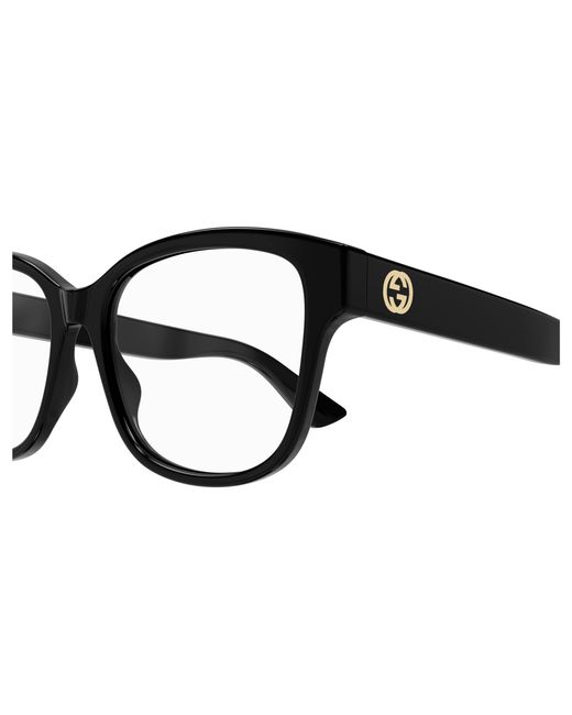 Gucci Black Gg1340O 004 Optical Frames Plastic Squared