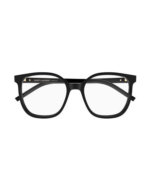 Saint Laurent Black Sl M155 001 Optical Frames Acetate Transparent Cat Eye