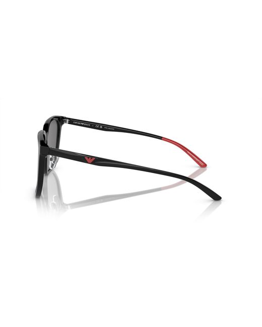Emporio Armani Black Ea4215D 501781 Sunglasses Acetate Squared Polarized for men