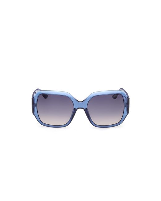 Guess Blue Gu00283 90B Sunglasses Injected Smoke Squared Normal