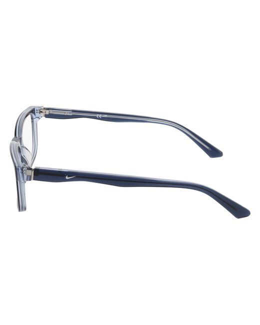 Nike Black 7181 318 Optical Frames Acetate Squared Normal for men