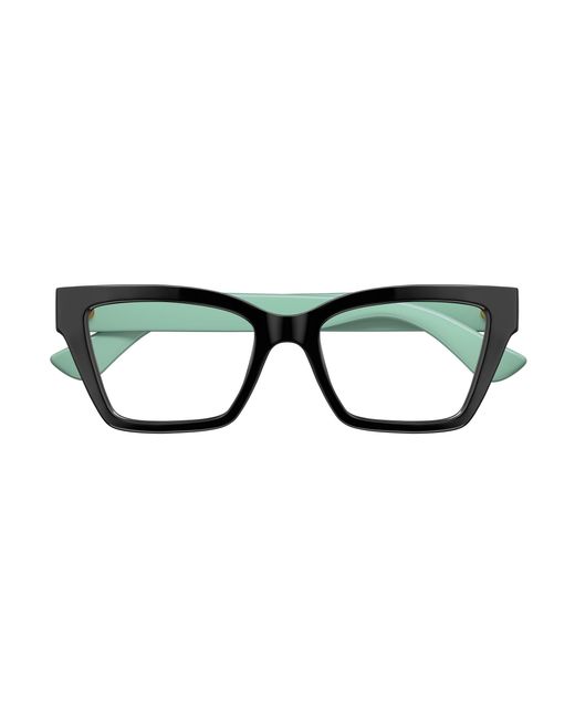 Gucci Black Gg1715O 004 Optical Frames Injected Transparent Cat Eye