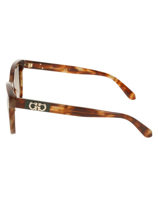 Ferragamo Black Sf2108S 225 Sunglasses Acetate Squared Normal