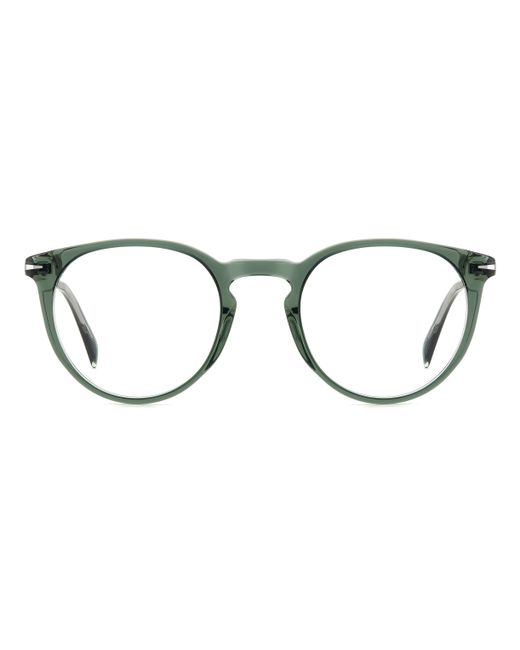 David Beckham Black Db 1139 B59 Optical Frames Acetate Round for men