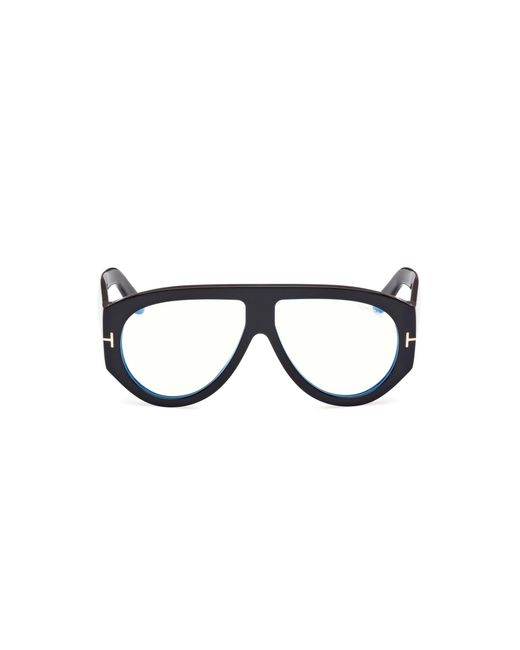 Tom Ford Black Ft5958-B 001 Optical Frames Acetate Pilot Normal for men